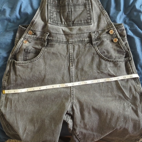 RARE Vintage 1990s Moda Intl Black Overalls Size M/L - Picture 10 of 12